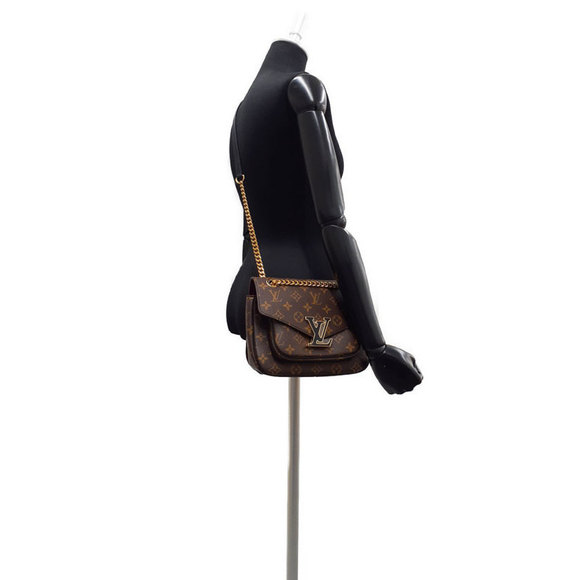 Louis Vuitton Monogram Passy Chain Shoulder Bag Bordeaux - Picture 9 of 9